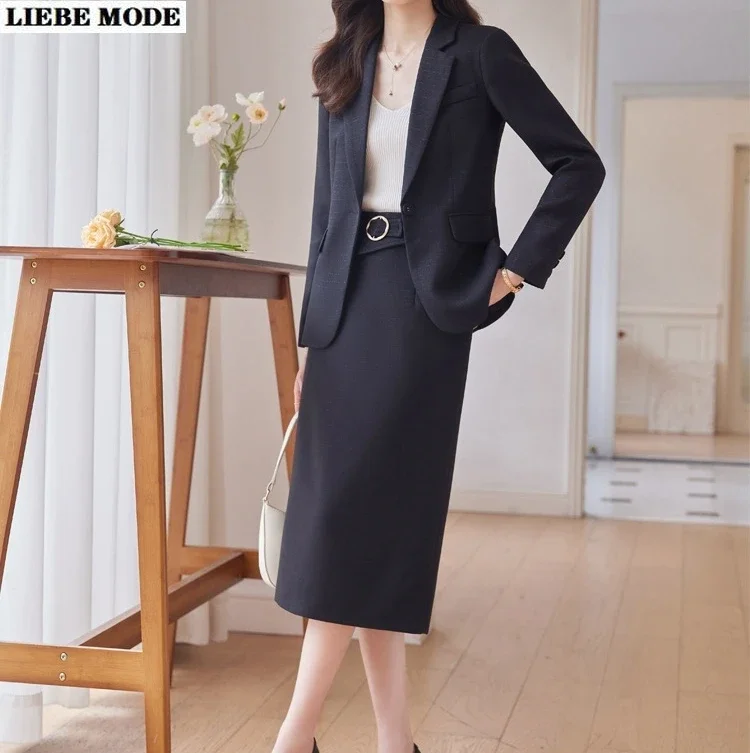 Women Suit Blazer and Pencil Skirt Formal Business 2 Piece Sets Female Solid Pink Black Beige Office Ladies Work Jacket Skirt
Women Suit Blazer and Pencil Skirt Formal Business 2 Piece Sets Female Solid Pink Black Beige Office Ladies Work Jacket Skirt