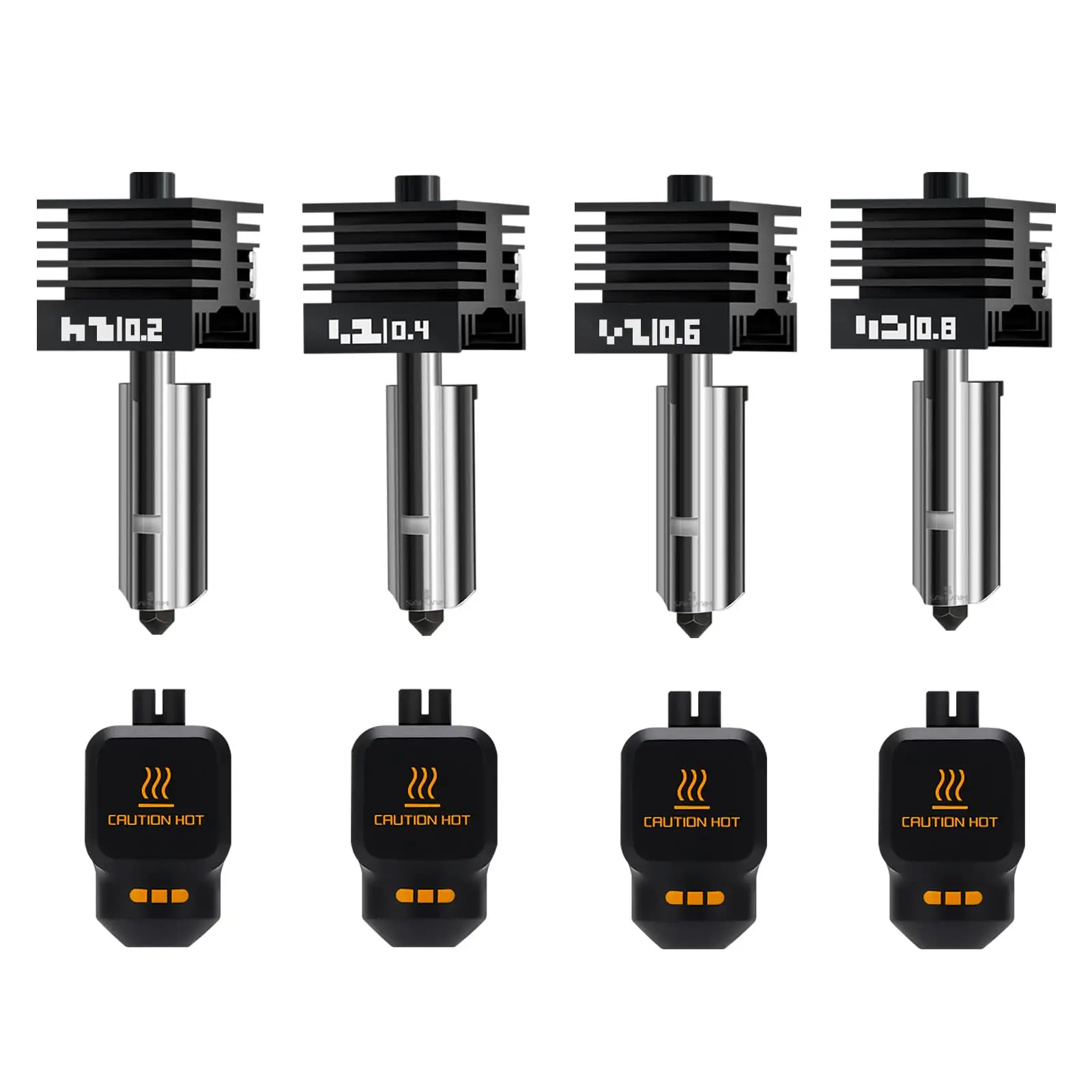 H2D Hotend Kit with 0.4mm Hardened Steel Nozzle for H2 Series 3D Printer,H2D,H2S,P2S,Precise Print Head,Consistent Extrusion Hea