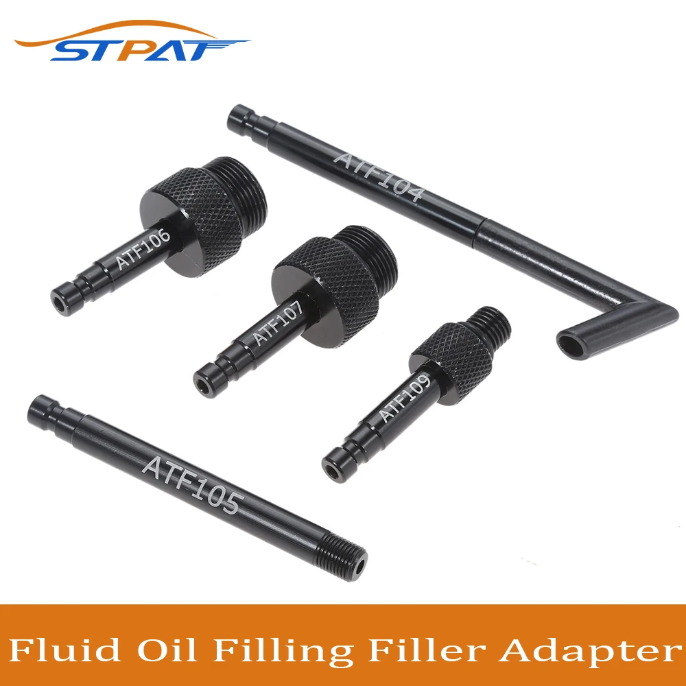 STPAT DSG 01J 09G CVT 722.9 Car AutoTransmission Fluid Oil Filling Filler Adapter Oil Filler Connector For VW Audi Mercedes Benz
STPAT DSG 01J 09G CVT 722.9 Car AutoTransmission Fluid Oil Filling Filler Adapter Oil Filler Connector For VW Audi Mercedes Benz