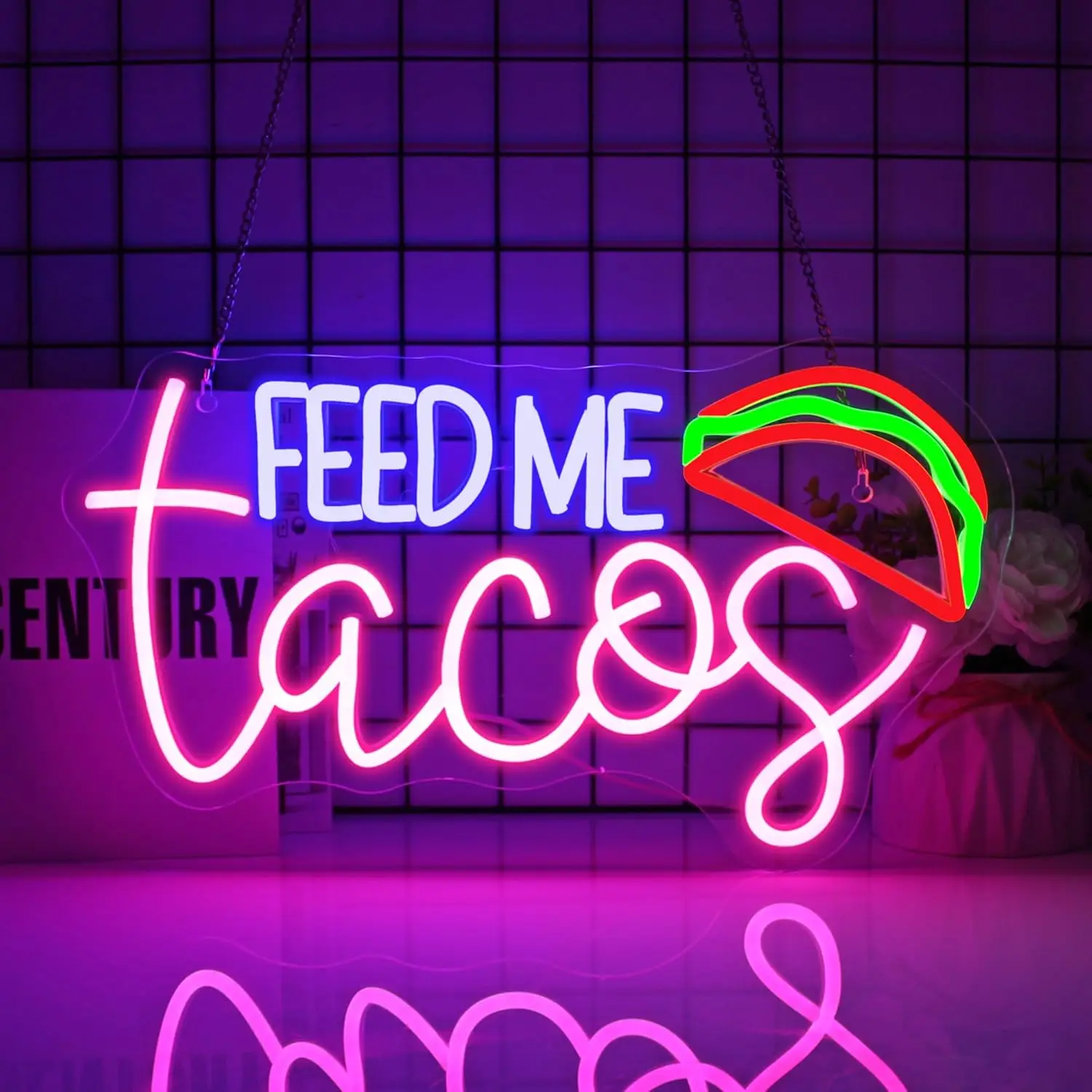 Tacos Neon Sign USB Powered Led Light for Business Restaurant Dessert Shops Candy Stores Cafe Drink Bar Shop Decoration
Tacos Neon Sign USB Powered Led Light for Business Restaurant Dessert Shops Candy Stores Cafe Drink Bar Shop Decoration