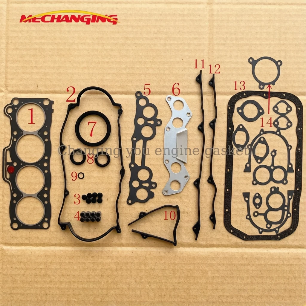 FOR MAZDA 626 CAPELLA B2000 E1800 E2000 FE F8 Engine Parts full set engine gasket 8AG1-10-271A 50075400
FOR MAZDA 626 CAPELLA B2000 E1800 E2000 FE F8 Engine Parts full set engine gasket 8AG1-10-271A 50075400
