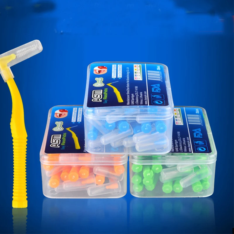 20Pcs/box L Shape Push-Pull Interdental Brush Orthodontic Toothpick Teeth Whitening Tooth Pick ToothBrush Oral Hygiene Care
20Pcs/box L Shape Push-Pull Interdental Brush Orthodontic Toothpick Teeth Whitening Tooth Pick ToothBrush Oral Hygiene Care