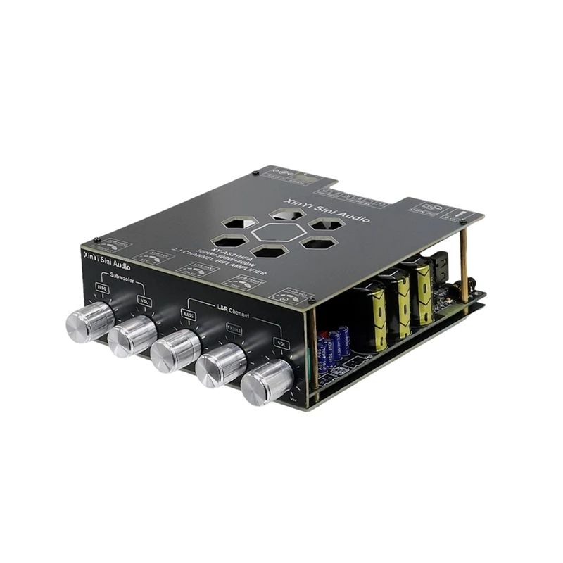 Audio AS21HPHIFI Class 300W X 2+600W Stereo TPA3116 Bluetooth Digital Amplifier Board Module
Audio AS21HPHIFI Class 300W X 2+600W Stereo TPA3116 Bluetooth Digital Amplifier Board Module