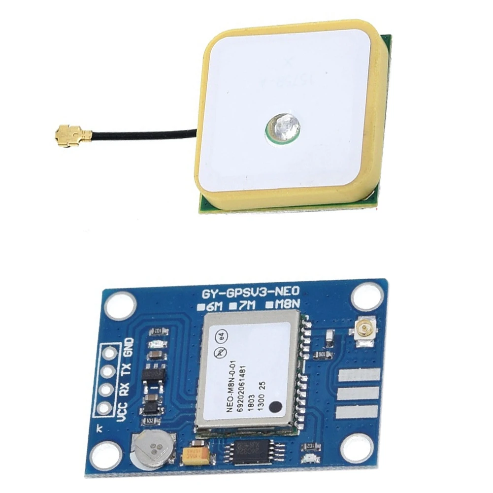 GY-GPSV3 NEO-M8N GPS Module for APM MWC Flight Controller PX4 Pixhawk V2.4.5 APM2.56 APM 1.65 -3.6V
GY-GPSV3 NEO-M8N GPS Module for APM MWC Flight Controller PX4 Pixhawk V2.4.5 APM2.56 APM 1.65 -3.6V
