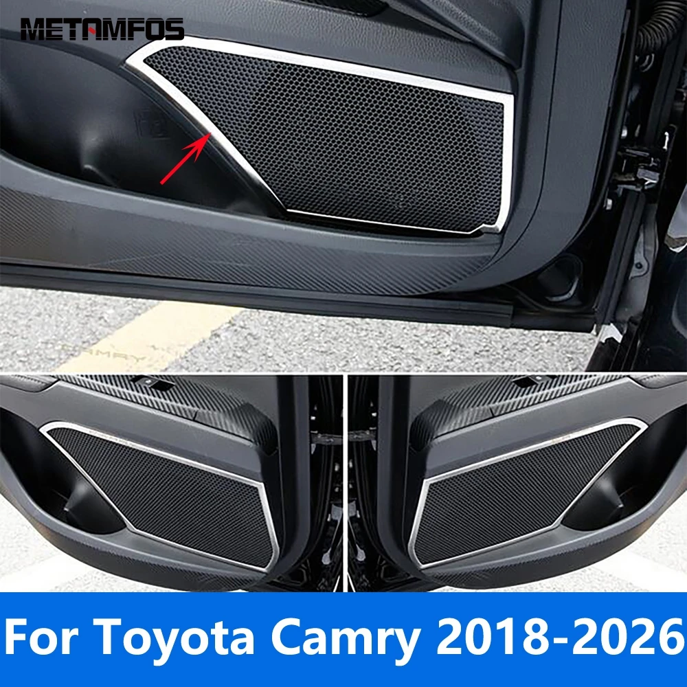 For Toyota Camry 2018-2025 2026 Interior Door Louspeaker Sound Audio Speaker Cover Trim Stainless Steel Accessories Car Styling
For Toyota Camry 2018-2025 2026 Interior Door Louspeaker Sound Audio Speaker Cover Trim Stainless Steel Accessories Car Styling