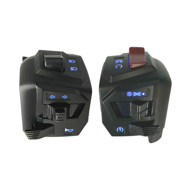 22mm Universal Motorcycle Handle Bar Switches With Choke Horn Turn Signal Headlight Electric Start Switch for PULSAR NS200
22mm Universal Motorcycle Handle Bar Switches With Choke Horn Turn Signal Headlight Electric Start Switch for PULSAR NS200