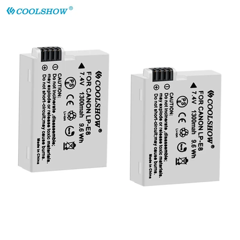 LP-E8 LP E8 Battery for Canon EOS 600D 650D 700D 550D X4 X5 X6i X7i T2i T3i 1300mah Batteries
LP-E8 LP E8 Battery for Canon EOS 600D 650D 700D 550D X4 X5 X6i X7i T2i T3i 1300mah Batteries