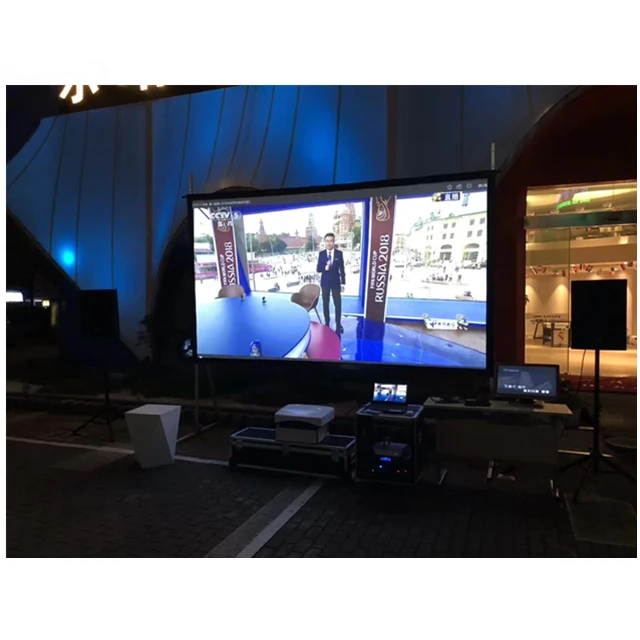 OEM Large size Picture Screen 300" Diagonal 16:9/16:10 Projection Screens Flexible For Outdoor Theater Hotel
OEM Large size Picture Screen 300" Diagonal 16:9/16:10 Projection Screens Flexible For Outdoor Theater Hotel