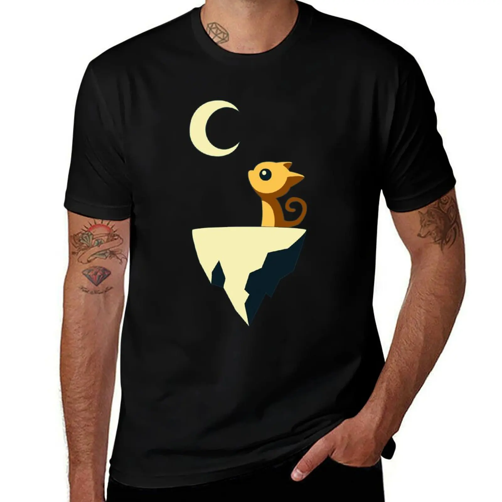 Moon Cat T-Shirt mens graphic t shirts funny t shirts dark humor T-Shirt 
Moon Cat T-Shirt mens graphic t shirts funny t shirts dark humor T-Shirt