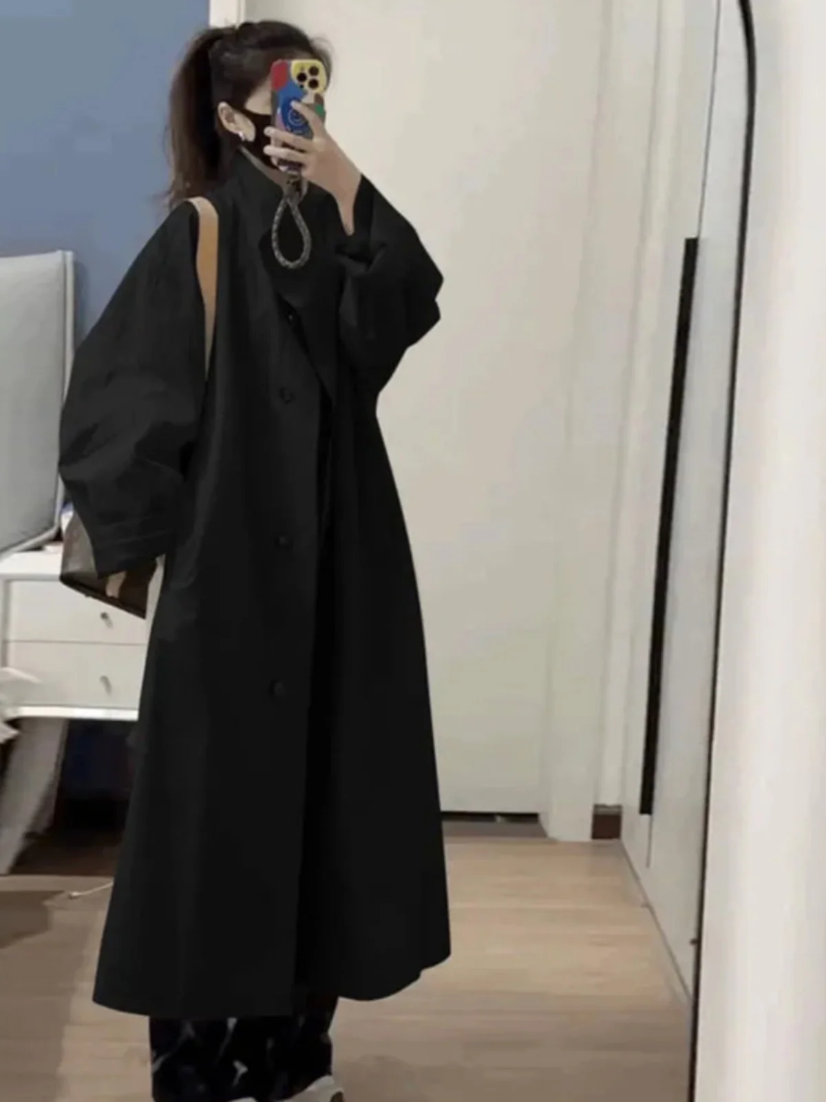 Cropped Trench Coat Clothes Woman Asymmetric Egirl Double-Side Minimalism Line Camel Letterch Colors Plush Waist-Collecting
Cropped Trench Coat Clothes Woman Asymmetric Egirl Double-Side Minimalism Line Camel Letterch Colors Plush Waist-Collecting