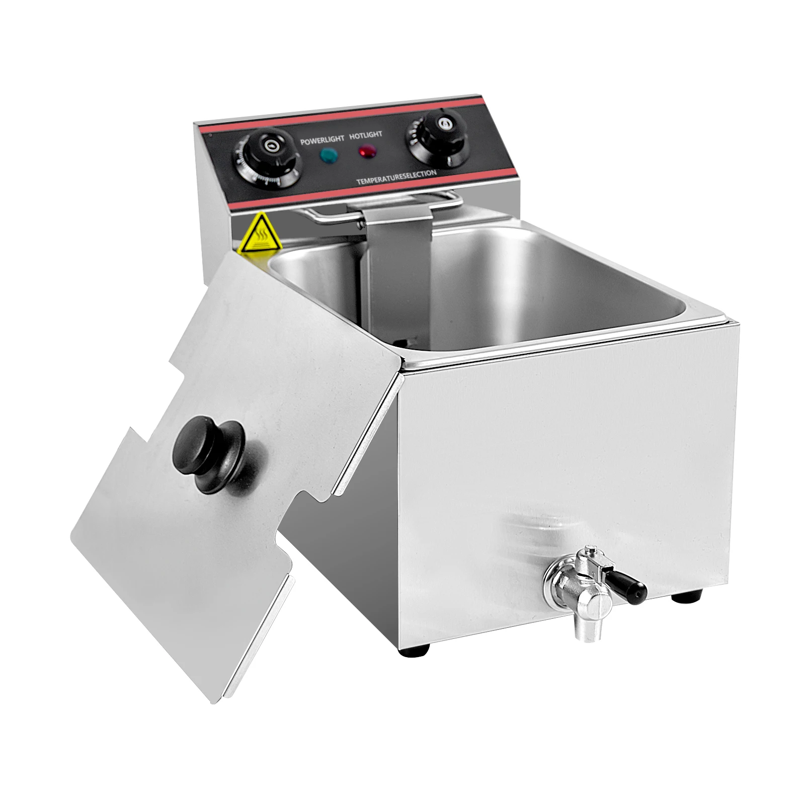 Commercial Kitchen Restaurant Catering Equipment 6L Chicken Chips Potato Fat Fryer Electric Deep Fryer
Commercial Kitchen Restaurant Catering Equipment 6L Chicken Chips Potato Fat Fryer Electric Deep Fryer