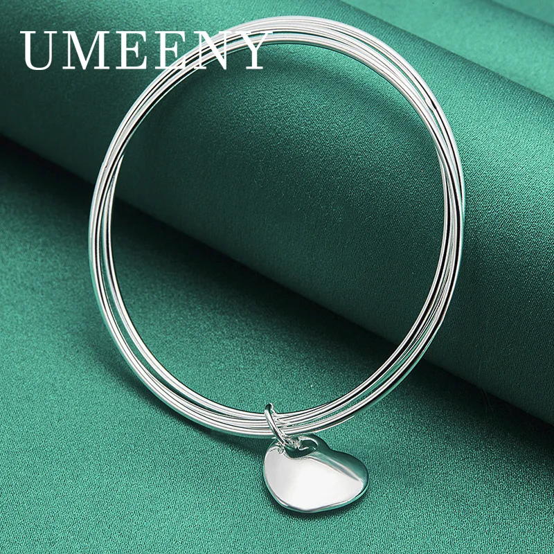 Fashion 925 Sterling Silver Exquisite Multi-Circle Heart Shaped Bracelet for Women Party Wedding Jewelry Gift Accessories
Fashion 925 Sterling Silver Exquisite Multi-Circle Heart Shaped Bracelet for Women Party Wedding Jewelry Gift Accessories