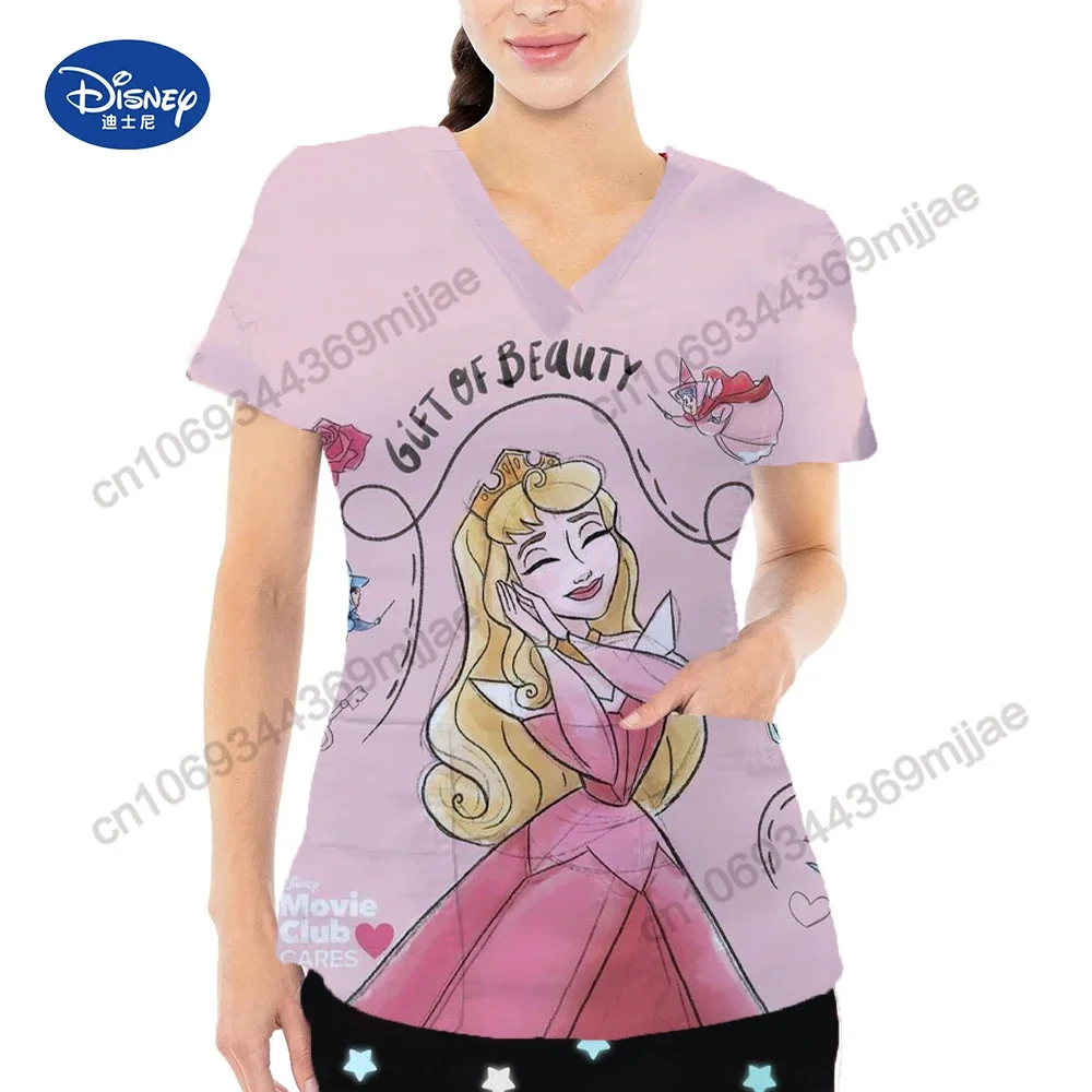 Pocket Female T-shirts Fashion 2023 V-neck Cartoon Women's Clothes Summer Tops
Pocket Female T-shirts Fashion 2023 V-neck Cartoon Women's Clothes Summer Tops