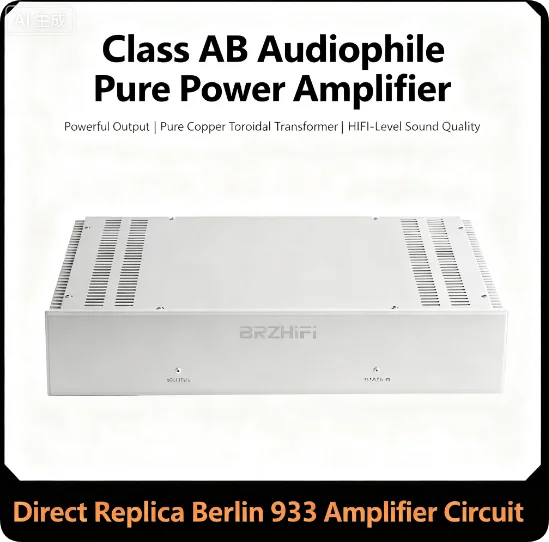BRQ/Replica Version of Burmester 933 Power Amplifier Circuitry, Class A/B, Audiophile Pure Power Amplifier Complete Unit
BRQ/Replica Version of Burmester 933 Power Amplifier Circuitry, Class A/B, Audiophile Pure Power Amplifier Complete Unit