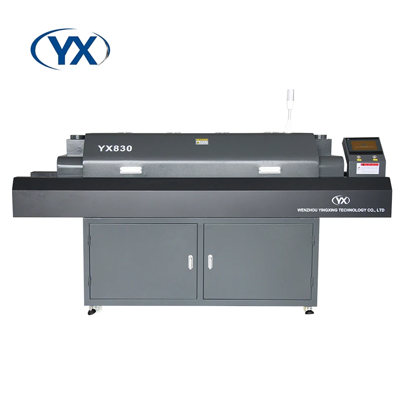 Stock in EU Stable Temperature Reflow Oven Machine YX830 with 8Temperature Zone for SMT Production Line
Stock in EU Stable Temperature Reflow Oven Machine YX830 with 8Temperature Zone for SMT Production Line