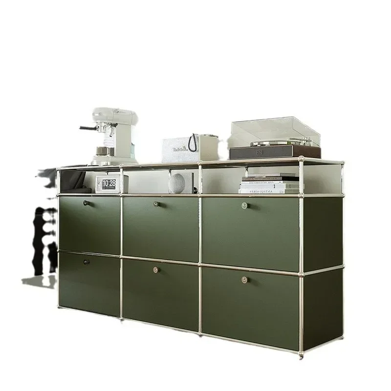 Modern USM Stainless Steel TV Cabinet Storage Module Combination Sideboard Cabinet Living Room Chest of Drawers, Olive Green
Modern USM Stainless Steel TV Cabinet Storage Module Combination Sideboard Cabinet Living Room Chest of Drawers, Olive Green