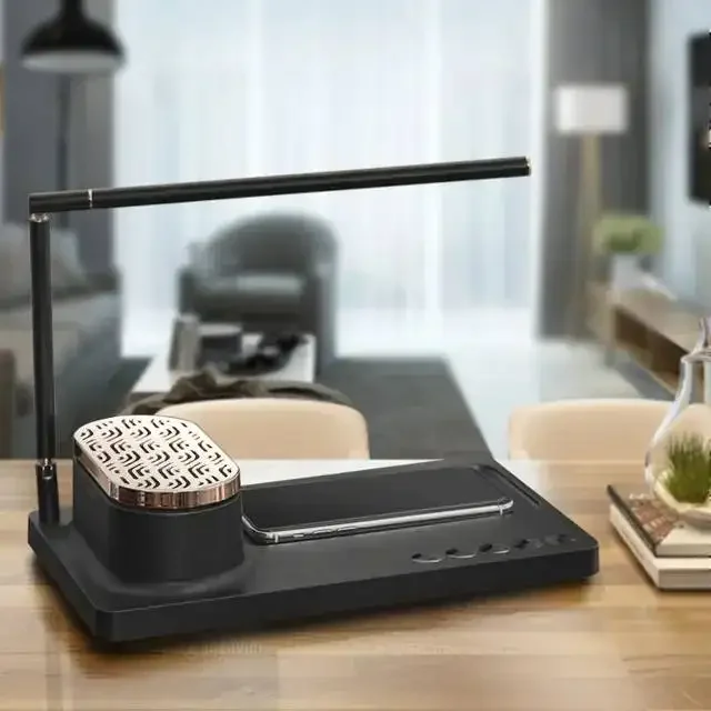 Multifunctional Wireless Charging Table Lamp BT Speaker Clock Folding Music Lamp Eye Protection Reading Desk Lamp
Multifunctional Wireless Charging Table Lamp BT Speaker Clock Folding Music Lamp Eye Protection Reading Desk Lamp