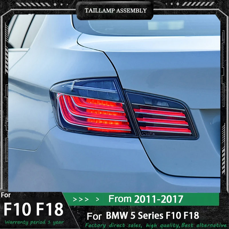 Автомобильный задний фонарь для BMW 5 серии F10 F18 2011-2017, обновленный, модифицированный для нового DRL, динамический указатель поворота, светодиодный задний фонарь, автоаксессуары
Автомобильный задний фонарь для BMW 5 серии F10 F18 2011-2017, обновленный, модифицированный для нового DRL, динамический указатель поворота, светодиодный задний фонарь, автоаксессуары