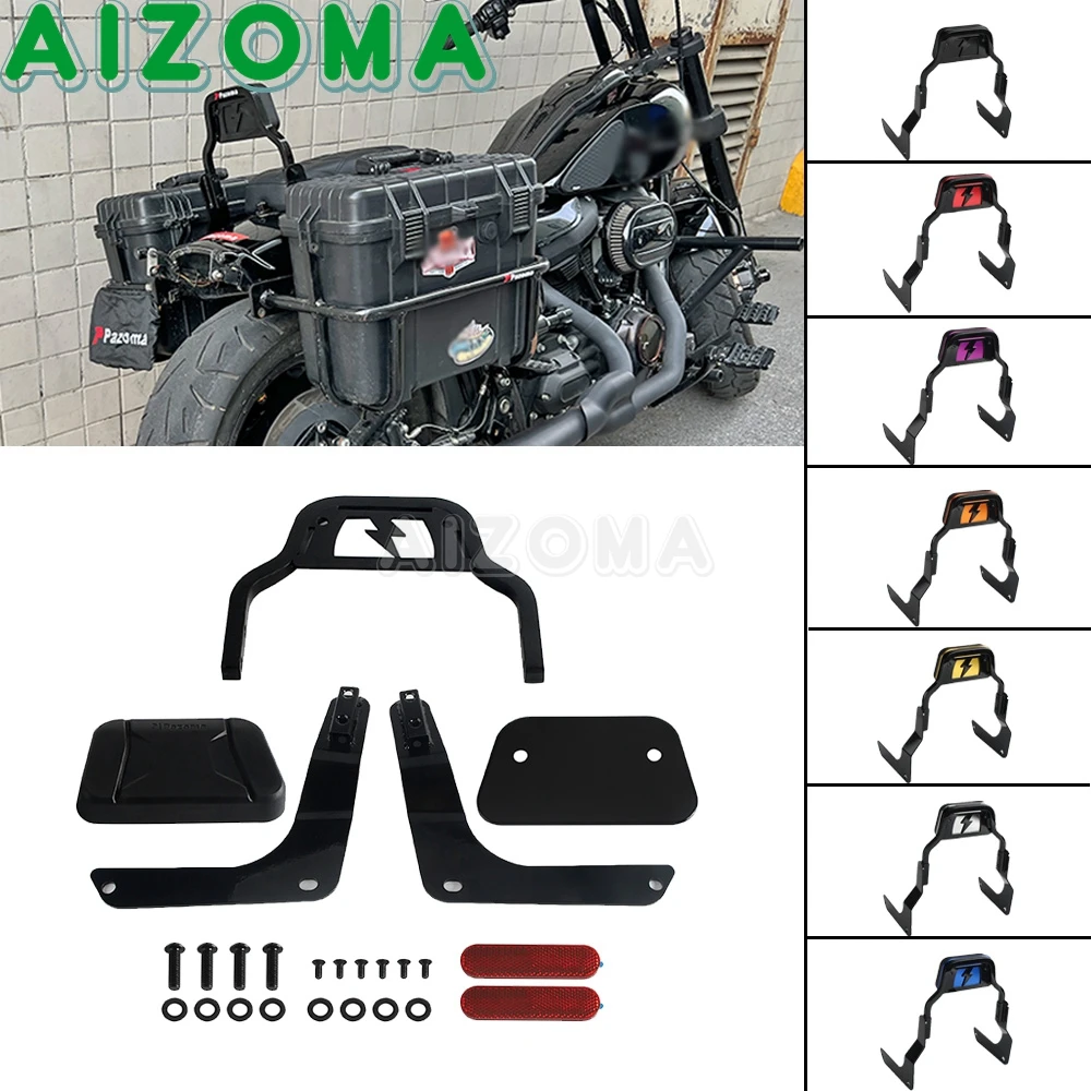PAZOMA Detachable Motorcycle Rear Passenger Backrest Pad Short Sissy Bar Bracket For Harley Softail Fat Bob FXFB FXFBS 2018-2025
PAZOMA Detachable Motorcycle Rear Passenger Backrest Pad Short Sissy Bar Bracket For Harley Softail Fat Bob FXFB FXFBS 2018-2025