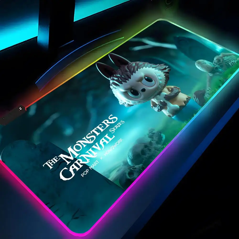 Милый мультяшный коврик для мыши Labubu Rgb Xxl, коврик для ноутбука, игровой коврик для мыши с подсветкой клавиатуры, настольные Коврики для девочек
Милый мультяшный коврик для мыши Labubu Rgb Xxl, коврик для ноутбука, игровой коврик для мыши с подсветкой клавиатуры, настольные Коврики для девочек