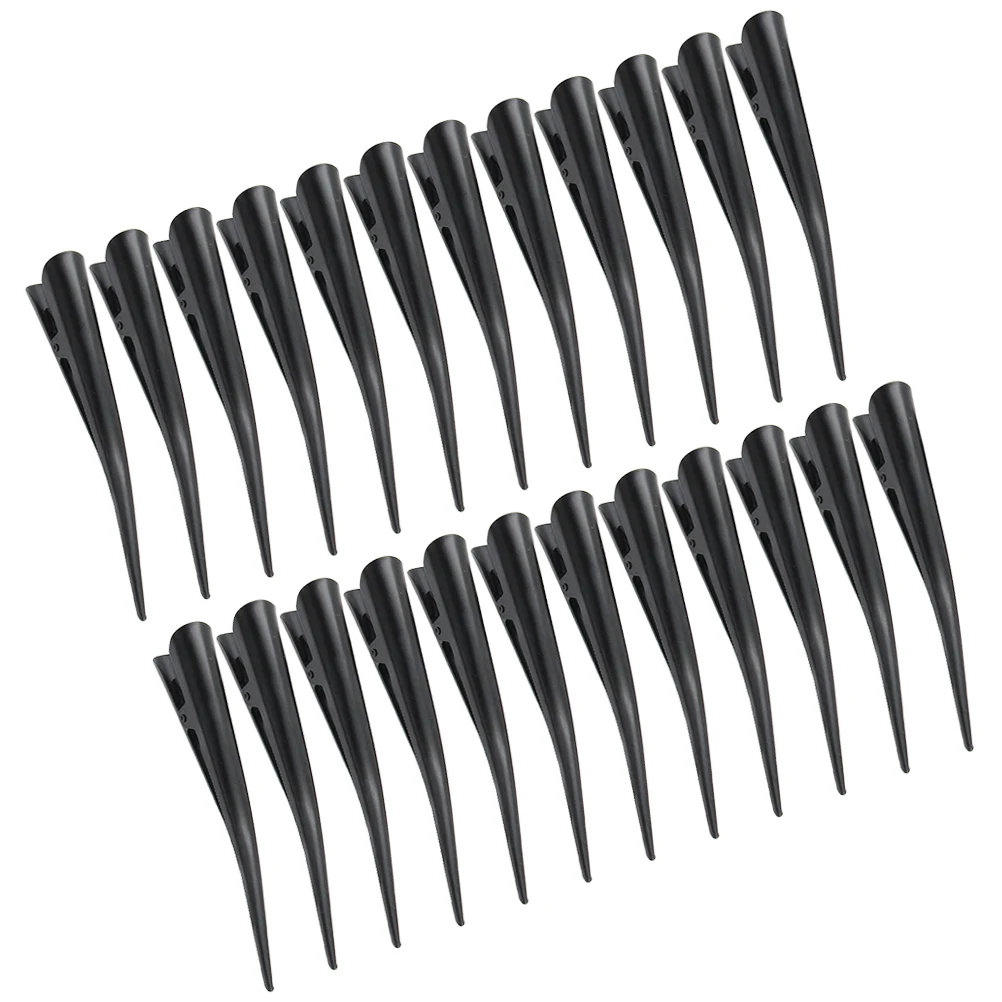24pcs Duckbill Clip Hair Styling Clips Black Hairdressing Partition Clamp Pins Easy Open Sturdy Lightweight Salon Use
24pcs Duckbill Clip Hair Styling Clips Black Hairdressing Partition Clamp Pins Easy Open Sturdy Lightweight Salon Use