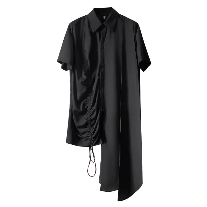 Summer Men's Short-Sleeved Shirt Solid Color Loose Casual Short-Sleeved Top
Summer Men's Short-Sleeved Shirt Solid Color Loose Casual Short-Sleeved Top