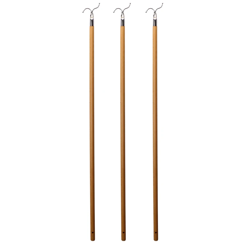 Heavy Duty Household Wooden Clothes Fork Balcony Clothing Hanger Forks with Hooks
Heavy Duty Household Wooden Clothes Fork Balcony Clothing Hanger Forks with Hooks