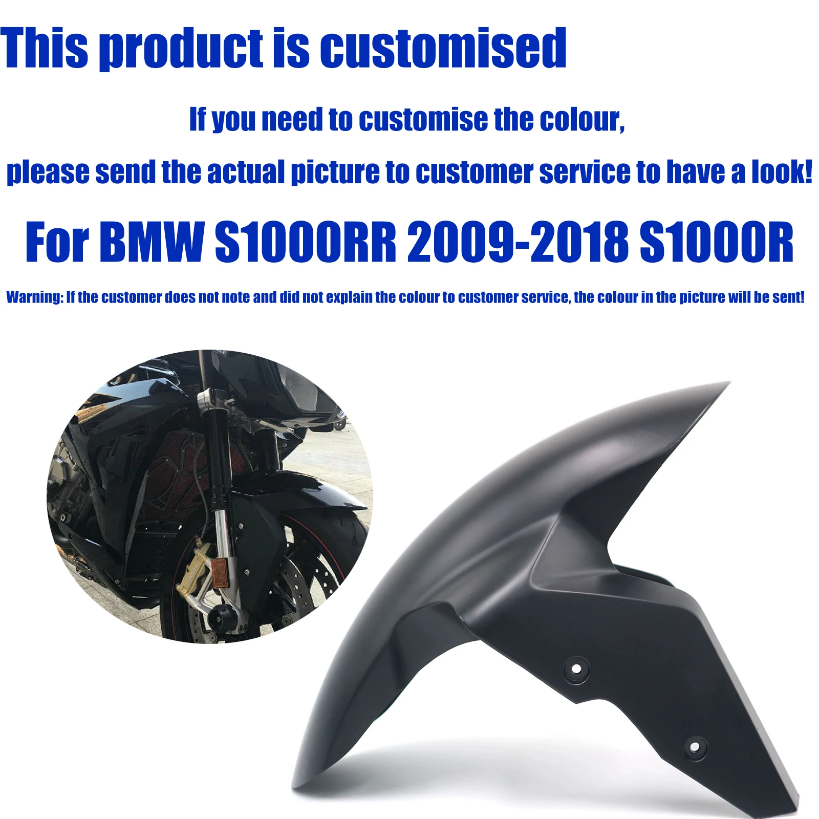 Motorcycle Accessories Fit for BMW S1000R S1000RR S1000XR HP4 2009-2018 ABS Carbon Fiber Front Fender Splash Fender Fairing
Motorcycle Accessories Fit for BMW S1000R S1000RR S1000XR HP4 2009-2018 ABS Carbon Fiber Front Fender Splash Fender Fairing