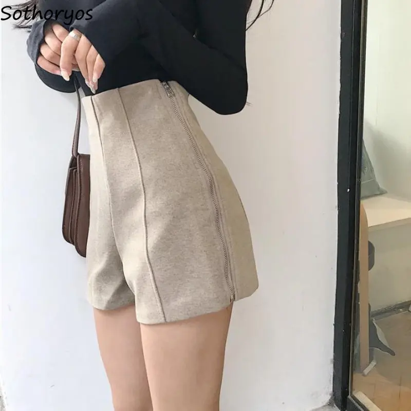 Shorts Women Zipper Hot Spring Korean Style Solid Elegant Ins High Waist All-match Leisure Daily Chic Trendy Popular New Faldas
Shorts Women Zipper Hot Spring Korean Style Solid Elegant Ins High Waist All-match Leisure Daily Chic Trendy Popular New Faldas