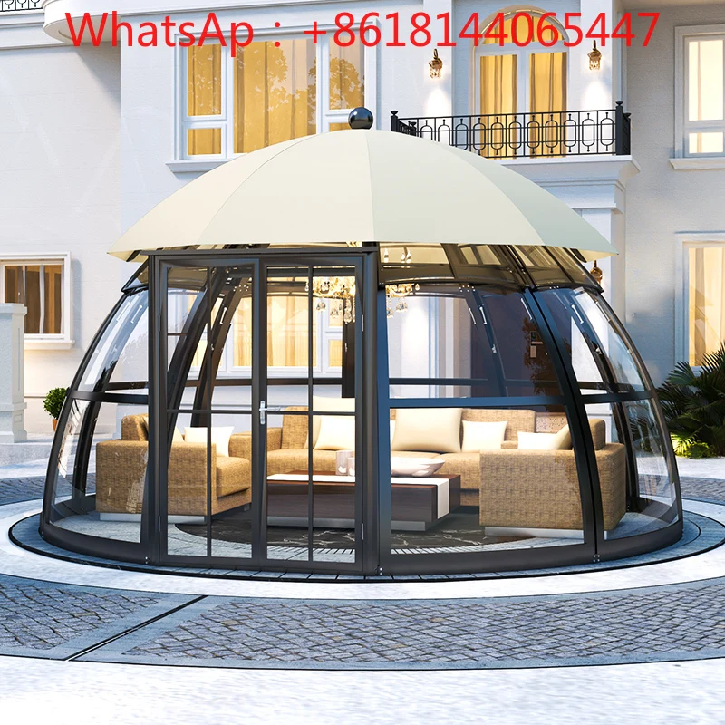 Sunshine Outdoor Glass Room Luxury Aluminum Alloy Gazebo Tent Villa Terrace Leisure Sun Room Activity Awning
Sunshine Outdoor Glass Room Luxury Aluminum Alloy Gazebo Tent Villa Terrace Leisure Sun Room Activity Awning