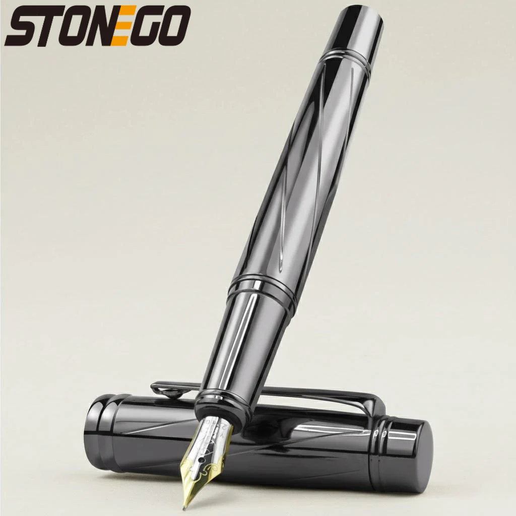 Роскошная металлическая каллиграфическая ручка-перо с поворотным конвертером для стандартных чернил, средний наконечник для письма
Роскошная металлическая каллиграфическая ручка-перо с поворотным конвертером для стандартных чернил, средний наконечник для письма