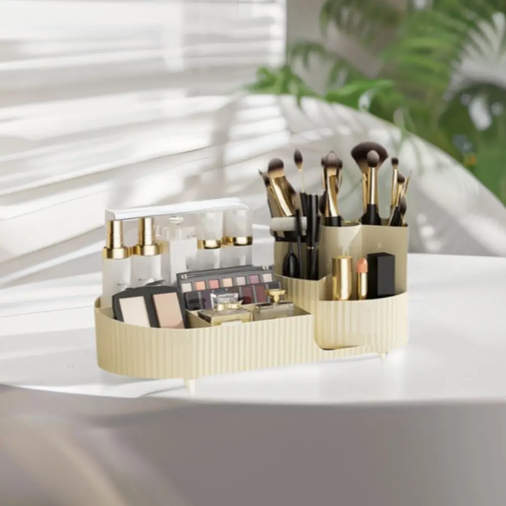 Plastic Cosmetics Storage Box Creative Rotatable Storage Rack Simple Large Capacity Pen Holder Living Room
Plastic Cosmetics Storage Box Creative Rotatable Storage Rack Simple Large Capacity Pen Holder Living Room