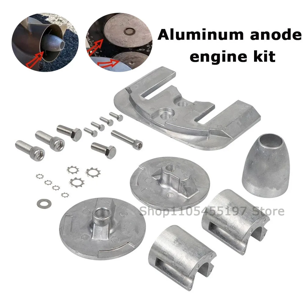 Aluminum Anode Engine Kit Compatible with 2004+ Mercruiser Bravo 3 III Drives Sterndrives Replacement CMBRAVO3KITA, 888761Q02
Aluminum Anode Engine Kit Compatible with 2004+ Mercruiser Bravo 3 III Drives Sterndrives Replacement CMBRAVO3KITA, 888761Q02