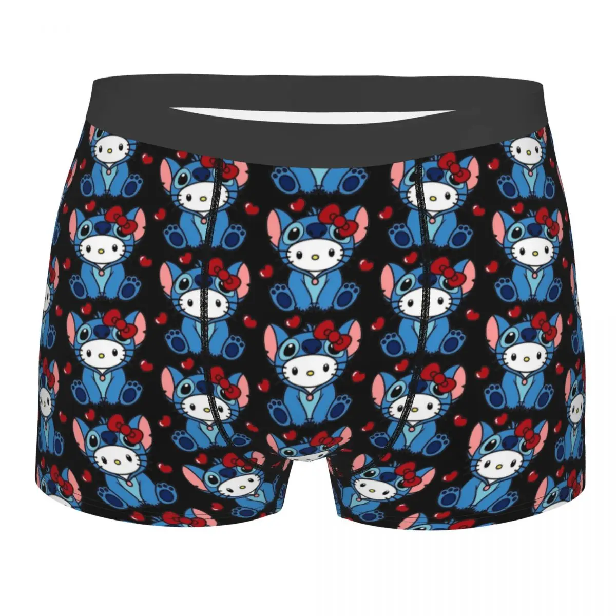 Пользовательские боксеры Hello Kitty Stitch, мужские трусы, нижнее белье, новинка, трусы
Пользовательские боксеры Hello Kitty Stitch, мужские трусы, нижнее белье, новинка, трусы