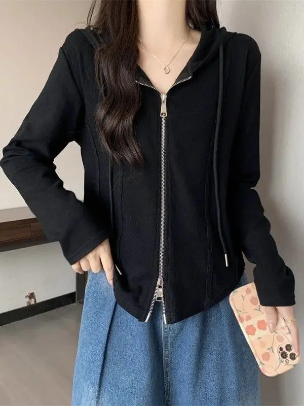 plus Size Casual Long Sleeve Hoodie Sweatshirt Unisex Spring Autumn Zipper Design Versatile Base Layer Shirt for Men And Women
plus Size Casual Long Sleeve Hoodie Sweatshirt Unisex Spring Autumn Zipper Design Versatile Base Layer Shirt for Men And Women