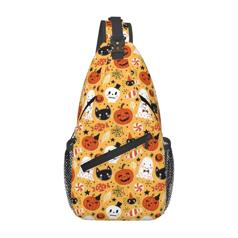 Custom Halloween Pumpkins Ghosts Cats Skulls Sling Bags Men Fashion Shoulder Crossbody Chest Backpack Cycling Camping Daypack
Custom Halloween Pumpkins Ghosts Cats Skulls Sling Bags Men Fashion Shoulder Crossbody Chest Backpack Cycling Camping Daypack
