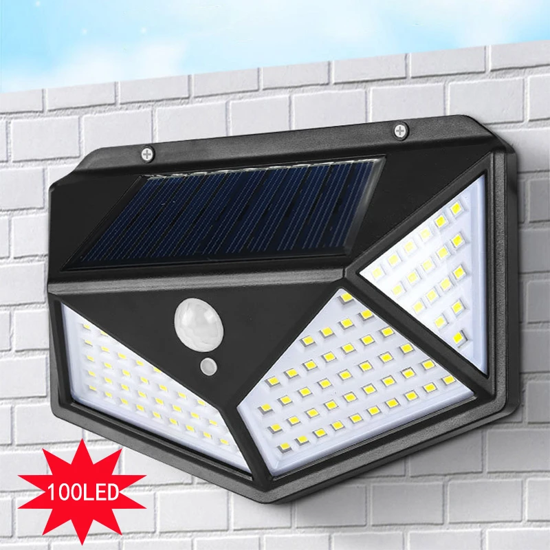 Outdoor Solar Lamp 1/2/4PCS 100LED Solar Wall Lights Motion Sensor Solar Powered Sunlight Street Light for Christmas Garden
Outdoor Solar Lamp 1/2/4PCS 100LED Solar Wall Lights Motion Sensor Solar Powered Sunlight Street Light for Christmas Garden