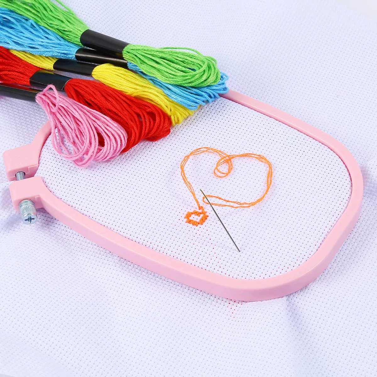 5Pcs Embroidery Hoops Square Plastic Adjustable Cross Stitch Rings Set Durable ABS Plastic Embroidery Tools for Beginners and
5Pcs Embroidery Hoops Square Plastic Adjustable Cross Stitch Rings Set Durable ABS Plastic Embroidery Tools for Beginners and