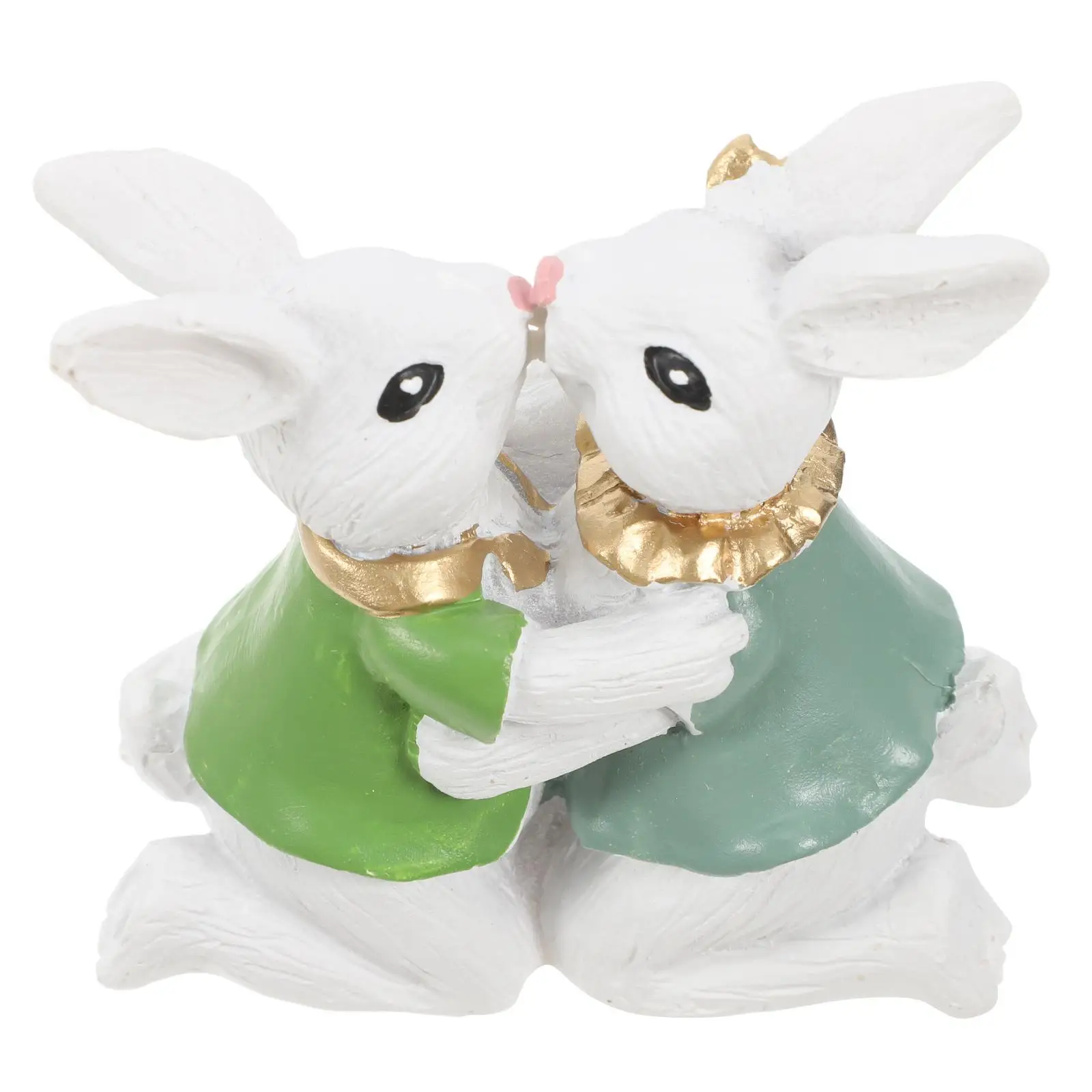 Kiss Bunny Resin Statue Home Decor Easter Standing Figurine Rabbit Ornament Tabletop Decoration Mini Sculpture Garden Couple
Kiss Bunny Resin Statue Home Decor Easter Standing Figurine Rabbit Ornament Tabletop Decoration Mini Sculpture Garden Couple