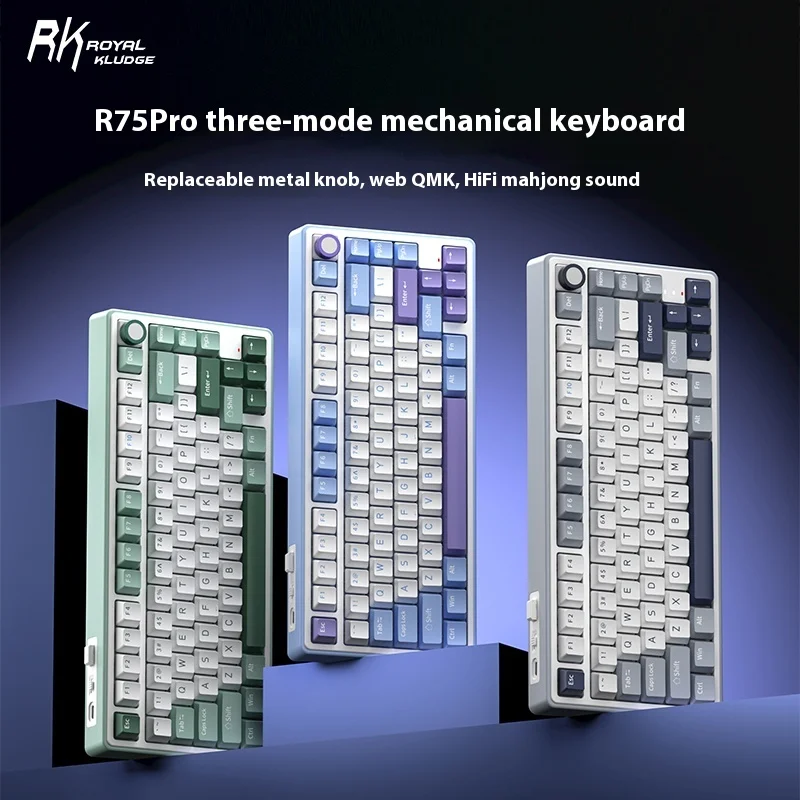 Rk R75pro Wireless Gaming Keyboard Mechanical Customization Computer Peripherals Office Esports Games Universal Gamer Gift
Rk R75pro Wireless Gaming Keyboard Mechanical Customization Computer Peripherals Office Esports Games Universal Gamer Gift