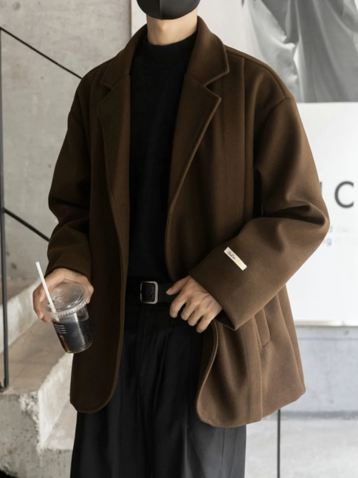 Cleanfit Brown ort Woolen Jaet Men's Casual Suit Jaet Spring Autumn Philosophical Brand Loose Fit Non-Iron Treaent
Cleanfit Brown ort Woolen Jaet Men's Casual Suit Jaet Spring Autumn Philosophical Brand Loose Fit Non-Iron Treaent