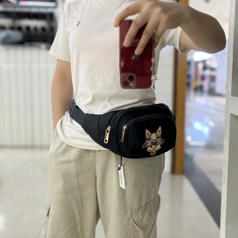 Special Offer Waist Bag Three-Dimensional Dog Head Embroidery Lightweight Large Capacity Men and Women Pass Outdoor Chest Bag Ab
Special Offer Waist Bag Three-Dimensional Dog Head Embroidery Lightweight Large Capacity Men and Women Pass Outdoor Chest Bag Ab