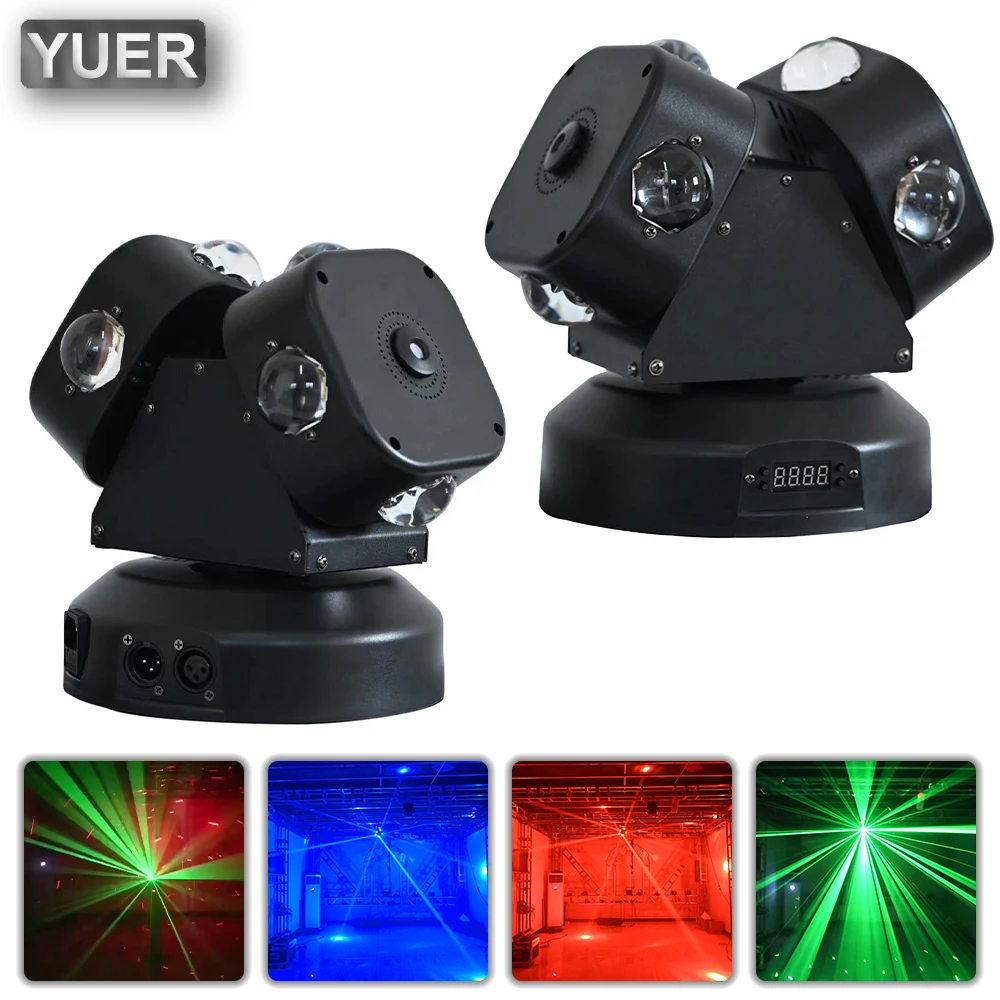 Fast shipping New RG Laser LED 12 double Arm moving Heads Hot Wheels RGBW 4IN1 Full Color Beam Stage Lamp for Wedding Bar Party
Fast shipping New RG Laser LED 12 double Arm moving Heads Hot Wheels RGBW 4IN1 Full Color Beam Stage Lamp for Wedding Bar Party