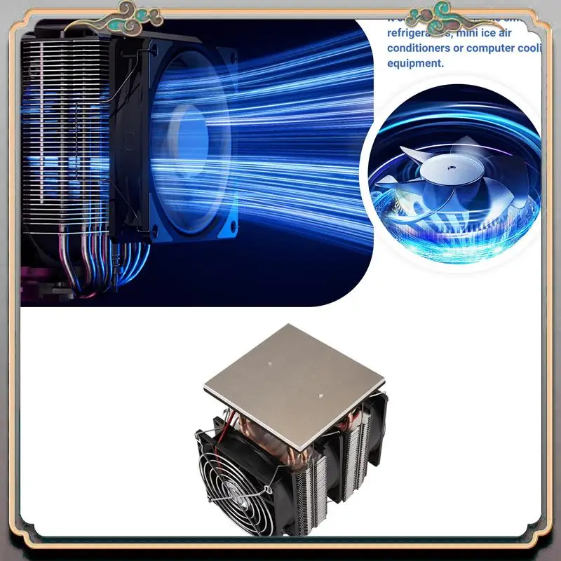 Durable 12V 120W Semiconductor Refrigeration Board Refrigerator Refrigeration Board High-Power Auxiliary Computer Cooling Board
Durable 12V 120W Semiconductor Refrigeration Board Refrigerator Refrigeration Board High-Power Auxiliary Computer Cooling Board