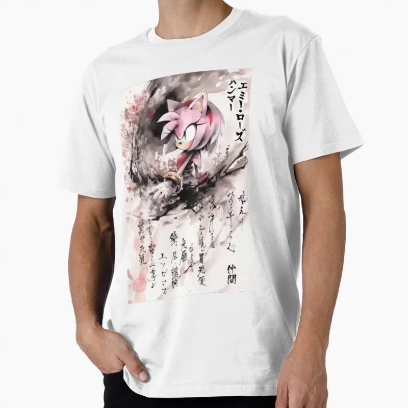 Amy Rose Sumi-e Sonic Shadow the Hedgehog Gift t shirt for Anime lover Short Sleeve Graphic Tee Y2K clothes All size Tops S-6XL
Amy Rose Sumi-e Sonic Shadow the Hedgehog Gift t shirt for Anime lover Short Sleeve Graphic Tee Y2K clothes All size Tops S-6XL