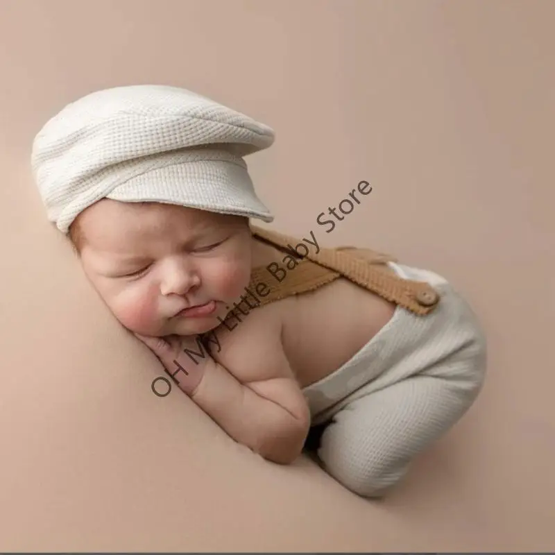 M76C Cap Duckbill Cap и привязанные к брюки Set Set Unisex Baby Photoshoot наряды для 0-1M
M76C Cap Duckbill Cap и привязанные к брюки Set Set Unisex Baby Photoshoot наряды для 0-1M