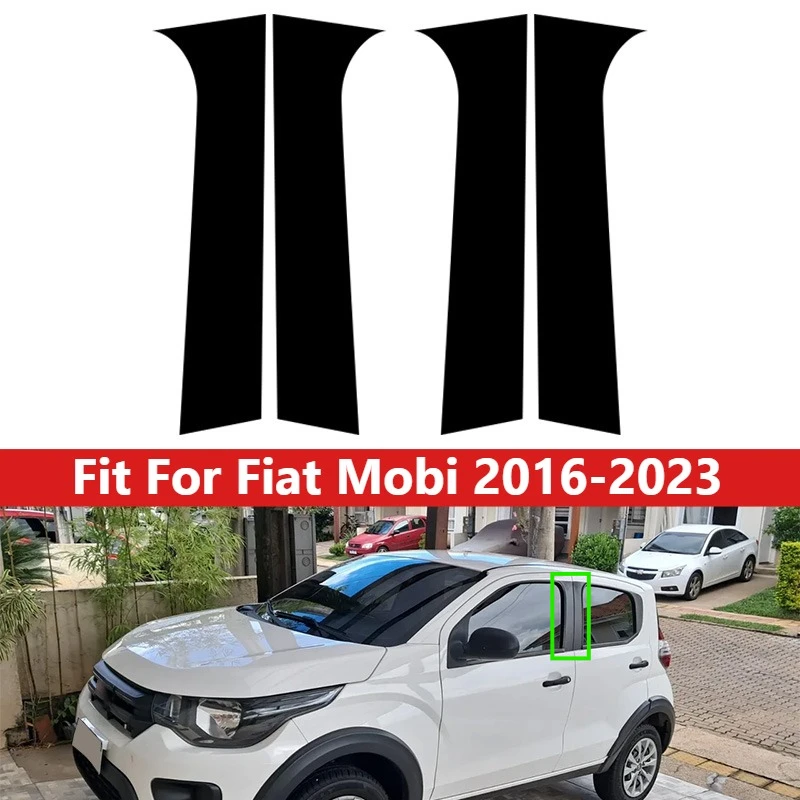 4Pcs Glossy Black Car Window Door Pillar Posts Cover Trim Decoration Stickers For Fiat Mobi 2016 2017 2018 2019 2020 2021-2023
4Pcs Glossy Black Car Window Door Pillar Posts Cover Trim Decoration Stickers For Fiat Mobi 2016 2017 2018 2019 2020 2021-2023