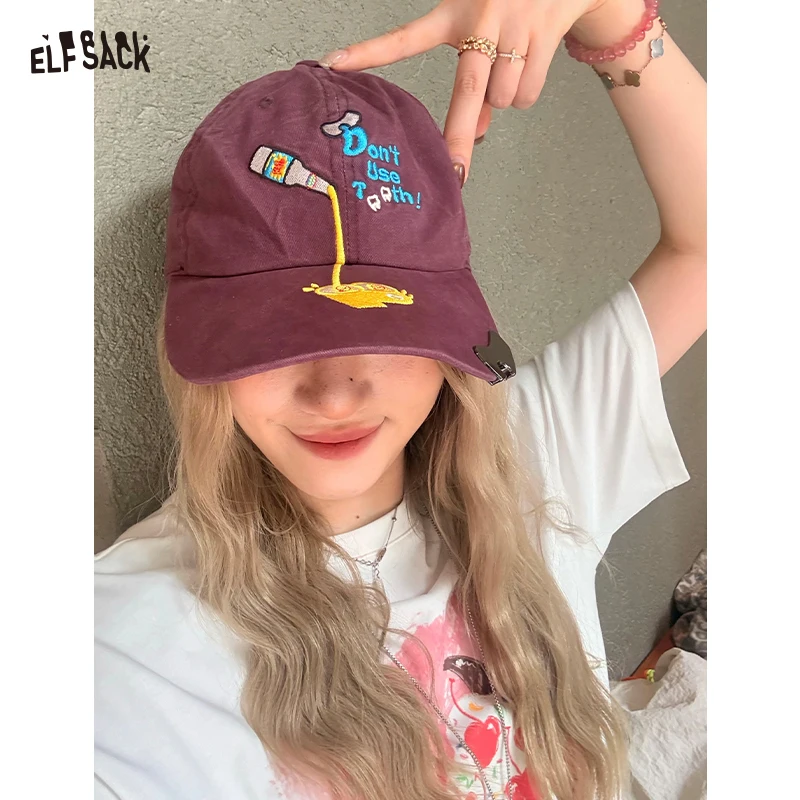 ELFSACK Women's Cute Embroidered Baseball Cap, Vintage Washed Cotton Dad Hat with Funny Print, Adjustable Casual Daily Sun Hat
ELFSACK Women's Cute Embroidered Baseball Cap, Vintage Washed Cotton Dad Hat with Funny Print, Adjustable Casual Daily Sun Hat