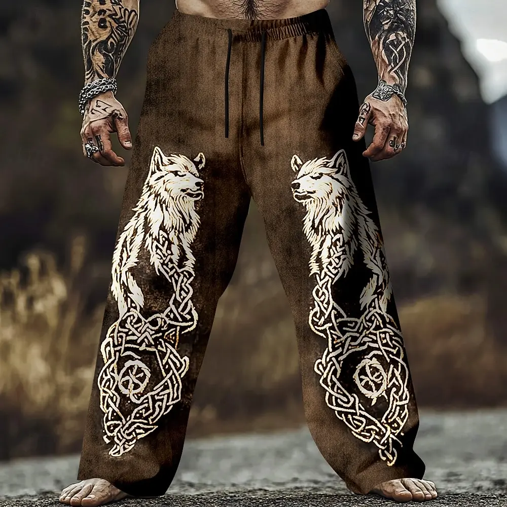 3D Printed Wild Wolf Pattern print, casual, Trendy And Comfortable men's Wide Leg pants, Suitable For Daily Wear
3D Printed Wild Wolf Pattern print, casual, Trendy And Comfortable men's Wide Leg pants, Suitable For Daily Wear