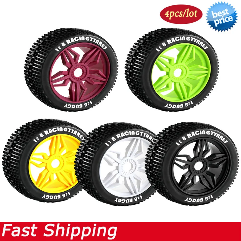 4PCS 116mm RC Buggy Wheels Tires For 1/8 HSP MP10 FS Hongnor X3E Off Road Buggy RC Car Upgrade Tyres
4PCS 116mm RC Buggy Wheels Tires For 1/8 HSP MP10 FS Hongnor X3E Off Road Buggy RC Car Upgrade Tyres